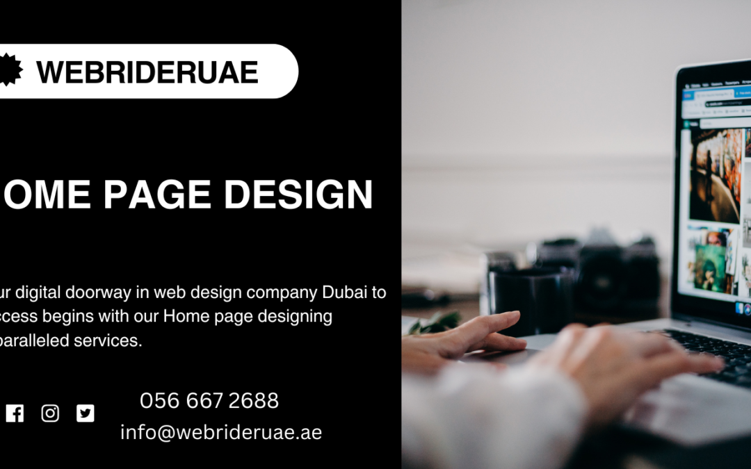 Home Page Design in Web Design